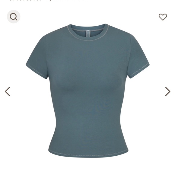 SKIMS Tops - SKIMS | Kyanite Cotton Shirt | Sz S